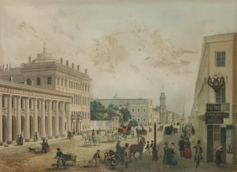 The Anichkov Palace in Saint Petersburg, End 1840s