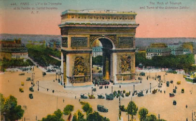 The Arc de Triomphe and Tomb of the Unknown Soldier, Paris, c1920