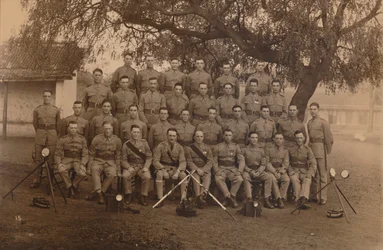 The Battalion Signallers of the First Battalion, The Queen