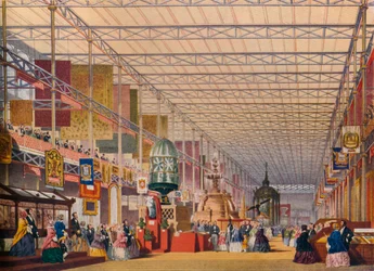 The British Nave at the Great Exhibition of 1851, The Crystal Palace