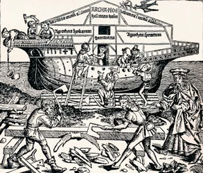 The Building of the Ark Superintended by Noah