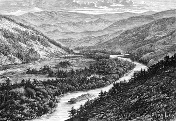 The Bukhtarma Valley in the Altay Mountains