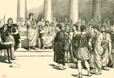 The Catilinarian Conspirators Before The Senate