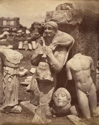 The Calf-Bearer and the Kritios Boy Shortly After Exhumation on the Acropolis