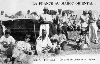 The Camp of the Foreign Legion, Ain Fritissa, Morocco (20th century)
