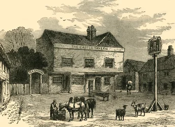 The Castle Tavern, Kentish Town Road, in 1800