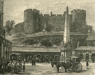 The Castle, from the Railway Station, 1898