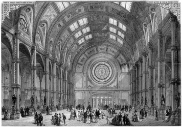 The Central Hall, Alexandra Palace, London, 1875