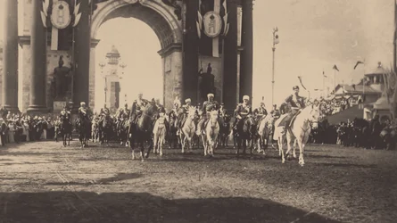 The Ceremonial Entry of Nicholas II in Moscow on May 9, 1896, 1896