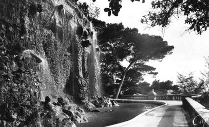 The Chateau Waterfall, Nice, South of France