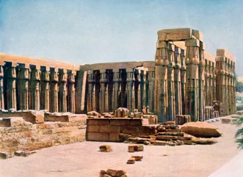 The Colonnade of Amenhotep III, Temple of Luxor, Egypt