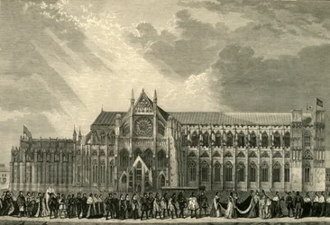 The Coronation Procession of Anne Boleyn to Westminster Abbey, 1533, 1881.
