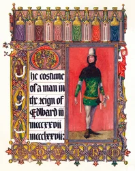 The Costume of a Man in the Reign of Edward III, c1353