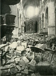The Damage Done to Cambrai Cathedral, 1919