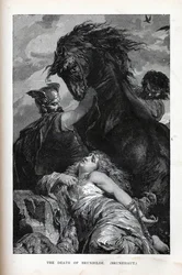 The Death of Brunhilde, Brunehaut, 1882