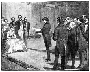 The Deputation, London and Dublin Before the Queen, c1840s, 1900