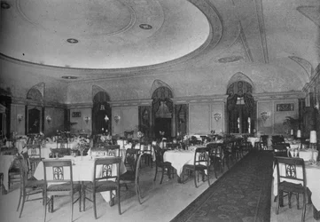 The Directoire Dining Room, Belmont Hotel, Chicago, Illinois, 1924
