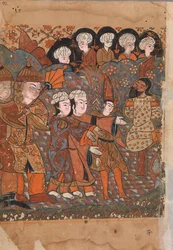 The Dishonest Goldsmith is Hanged, Folio from a Kalila wa Dimna