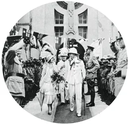 The Duke and Duchess of York Visiting the Tomb of Admiral Benbow, Kingston, Jamaica