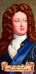 The Duke of Marlborough, from a series of cigarette cards