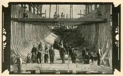 The English Vessel, Discovery, On The Stocks