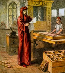 The First English Printer, 15th century