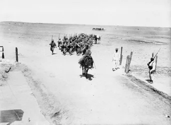 The French Foreign Legion on Manoeuvres, Boudenib, Morocco