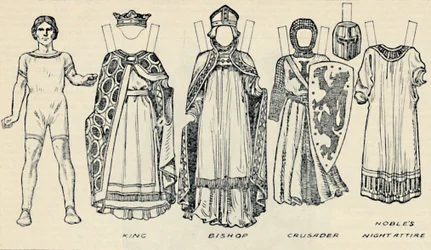 The Gallery of Historic Costume: The Dresses Worn in the Days of Richard I, c. 1934