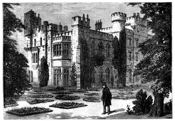 The Garden, Hawarden Castle, Flintshire, Wales, 19th Century
