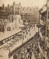 The Golden Coach Leaves the Abbey