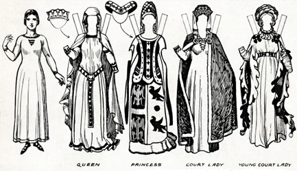 The Great Gallery of British Costume: Dress Worn In Edward The Third