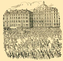 The Great Nobles of Hungary Take the Oath of Loyalty to Maria Theresa in 1740