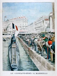 The Gustave-Zede arrives in Marseilles, 1901