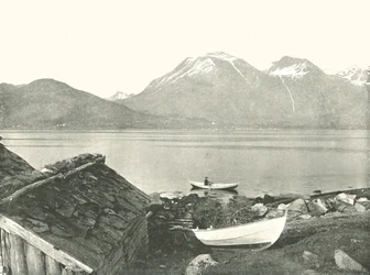 The Hardangerfjord at Rosendal, Norway