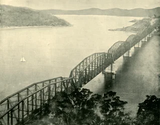 The Hawkesbury Bridge, New South Wales, 1901