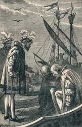 The King Visits Vasco da Gama, 1904