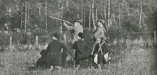 The King Shooting Over Sandringham Preserves, 1900s, 1910