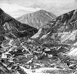 The Lima-Oroya Railway, Peru, 1895