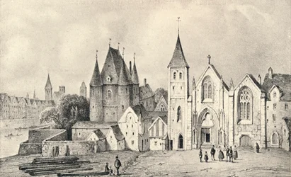 The Maison du Lieutenant and the Church of St Landry