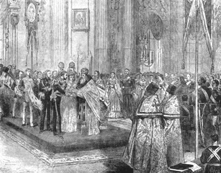 The Marriage of The Duke of Edinburgh with The Grand Duchess Marie Alexandrovna