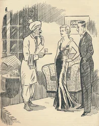 The Memsahib airing her newly-acquired Hindustani, 1936