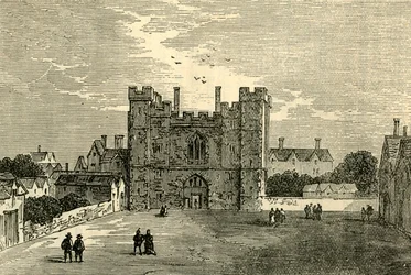 The Monastery of St. John of Jerusalem, Clerkenwell - The Gate from the West