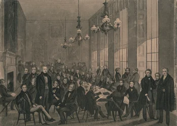 The National Convention at the British Coffee House