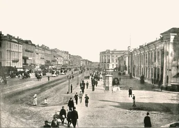 The Nevski Prospect, St Petersburg, Russia, 1895