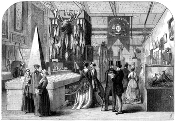 The Nova Scotia section of the Paris International Exhibition, 1867