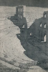 The Odeum of Herodes Atticus in Athens