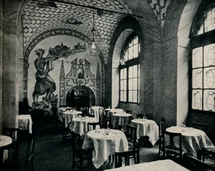 The Penna DOca Restaurant, Main Dining Room, c1928