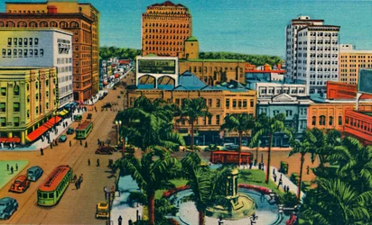 The Plaza, San Diego, California, c1941