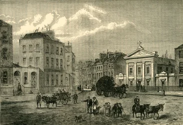 The Polygon, Somers Town, in 1850