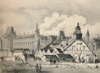 The Samaritaine Pump in 1635, 1915